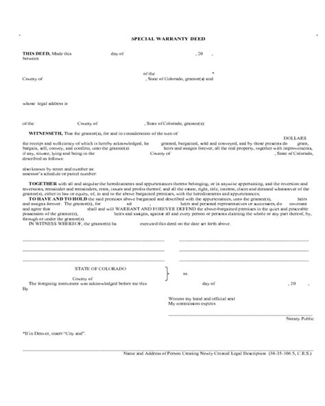 2023 Warranty Deed Form Fillable Printable Pdf And Forms Handypdf