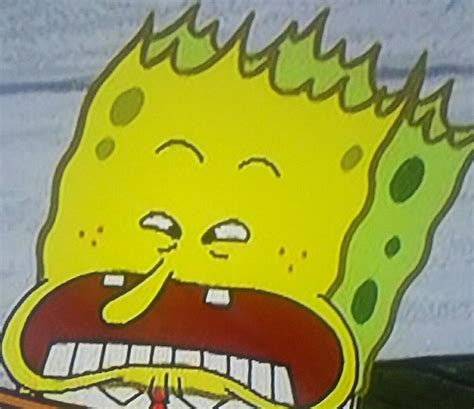 Spongebob Disgusted Face Blank Template Imgflip
