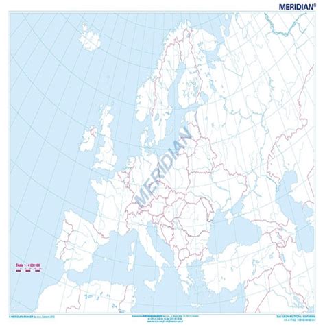 Mapa Konturowa Europy