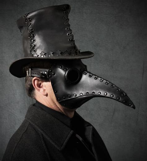 Plague Dr Mask Beak Mask Hallowen Ideas Doctor Costume Leather Mask