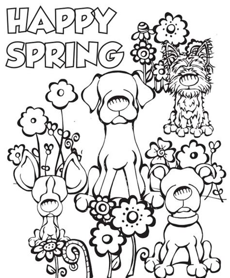 simple spring coloring pages  print  preschoolers cdsxi