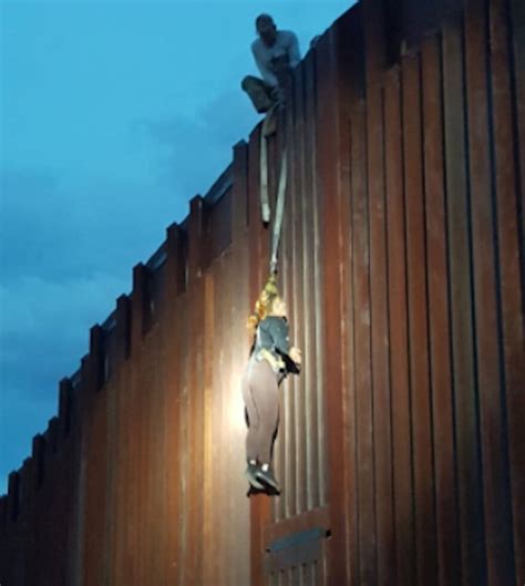 Mexican Woman Left Dangling On Border Fence By Smugglers Now Faces