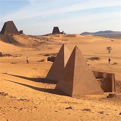 The Meroe Pyramids Of Sudan 🇸🇩 Unesco World Heritage Site Not As
