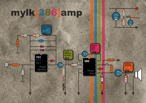 Mylk Mylk 386 Amp Schematic Page Circuito Eletrônico