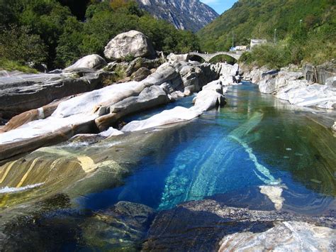 Valle Verzasca Tessin Schweiz Foto And Bild Landschaft Bach Fluss