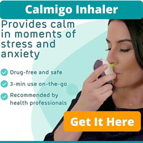 Calmigo Inhaler What Is It How Does It Work How To Use It Anxiety