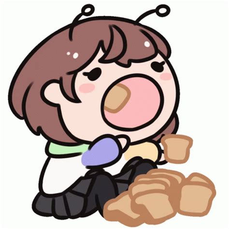 Amicyberspace Eat Bread Sticker Amicyberspace Eat Bread Descubrir Y