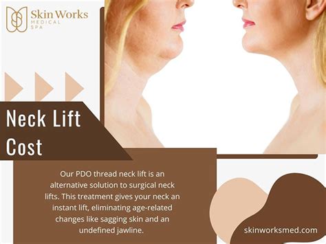 Neck Lift Cost Skin Works Medical Spa