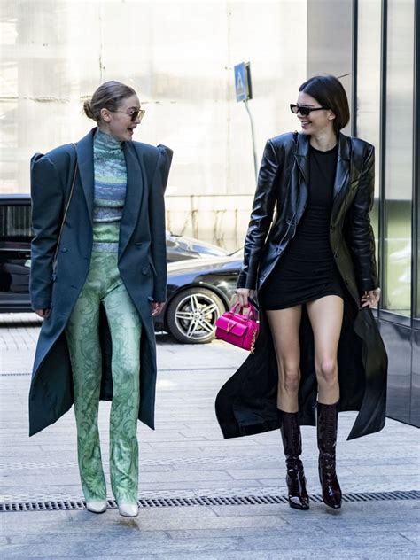 Kendall Jenner And Gigi Hadid Street Style Popsugar Fashion
