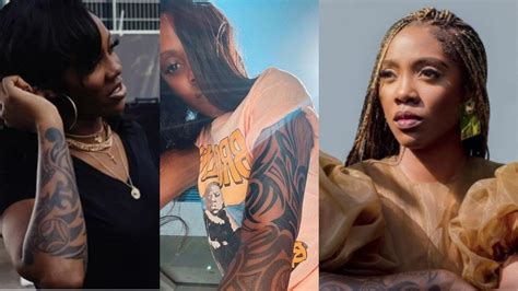 Tiwa Savage Gets Another Tattoo On Her Arm Youtube