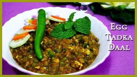 Bengali Egg Tadka Daal Indian Lentils Recipe Youtube