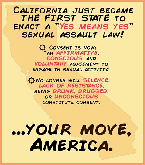 California Enacts Yes Means Yes Affirmative Consent Law The Mary Sue