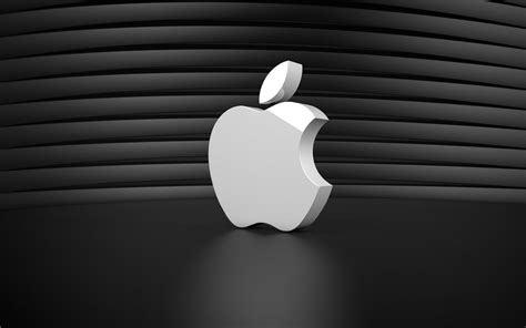 49 Apple 3d Logo Hd Wallpaper