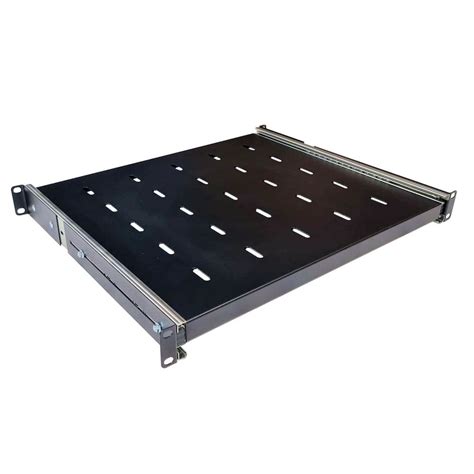 Ad Tek Products 1u 19 Inch Rack Mount Sliding Telescopic Shelf 400mm