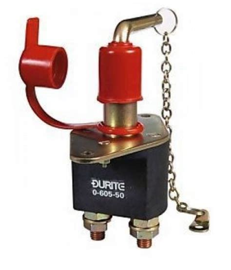 Gigglepin 0 605 50 Durite Winch Battery Isolator With Removable Key And