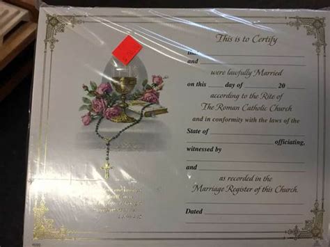 Marriage Certificates Pack Of 100
