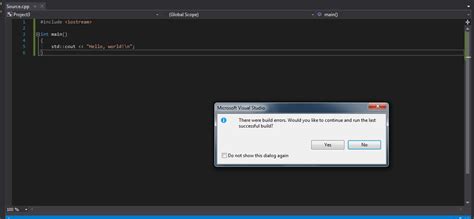 Build Error In Visual Studio C Community 2017 Stack Overflow