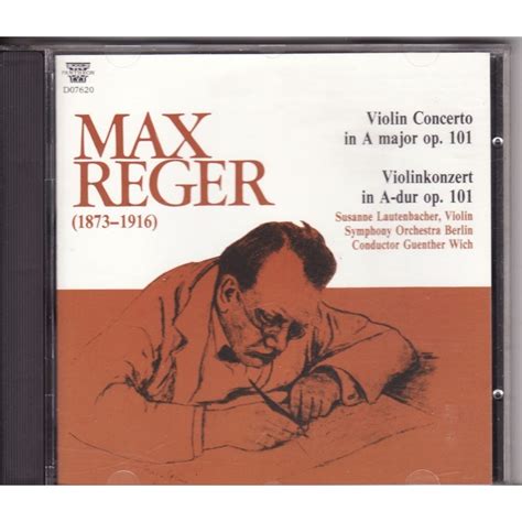 susanne lautenbacher violin concerto op 101 by max reger cd with grand choral ref 115387930