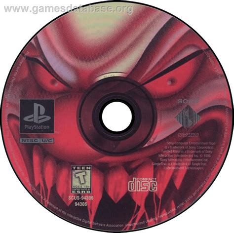 Twisted Metal 2 Sony Playstation Artwork Disc