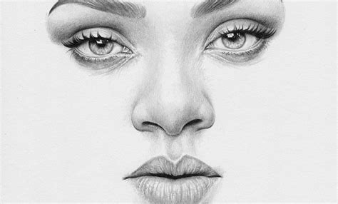 Drawing Realistic Faces Drawing A Realistic Female Face Youtube