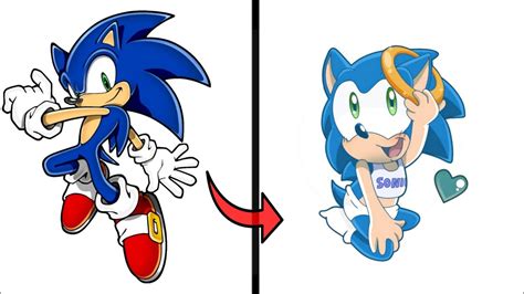 Sonic The Hedgehog Characters As Babies Youtube