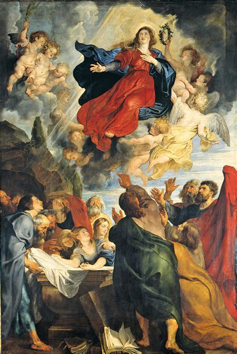 The Assumption Of The Virgin Mary Peter Paul Rubens Painting By Peter