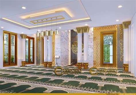 Desain Interior Masjid Modern 2 Lantai Di Sidoarjo Jawa Timur Desain