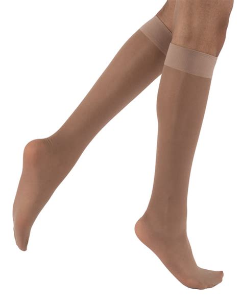 juzo dynamic varin 3512 knee high 30 40mmhg open toe stocking with silicone top band sports
