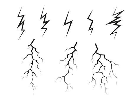 Lightning Electrostatic Discharge During Thunder Bolt Different Black