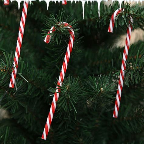 6 Six Candy Canes Christmas Tree Decorationscanescandychristmas