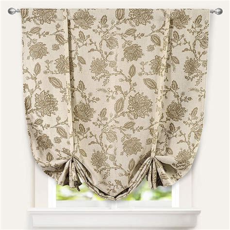This Freda Linen Blend Tie Up Curtain Is Designed To Bring Wild And