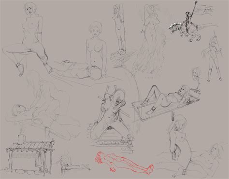 Sketches 1 By Sashaotaku Hentai Foundry