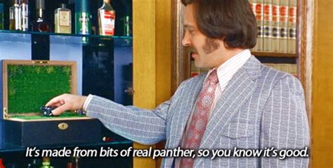 When Brian Fantana Introduces Us To Sex Panther Anchorman S Popsugar Entertainment Photo 17