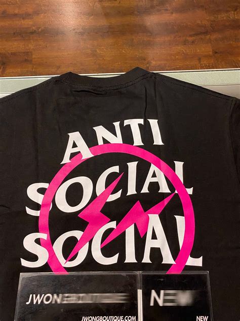 2019 Anti Social Social Club Assc Fragment Bolt Tee Packaged Jwong