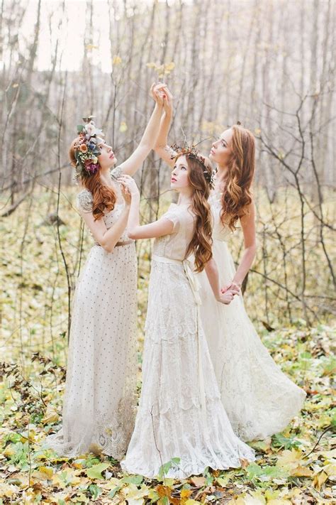 Enchanted Forest Fairytale Wedding In Shades Of Autumn Fairy