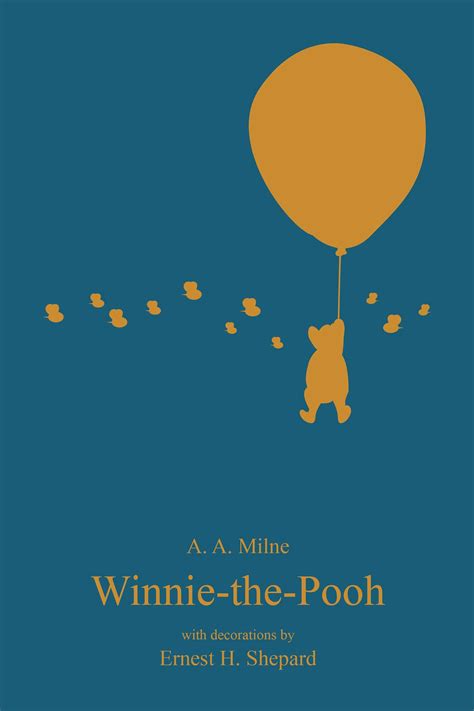 Winnie The Pooh Minimalist Book Covers on Behance | Minimalist book cover, Minimalist book, Book ...