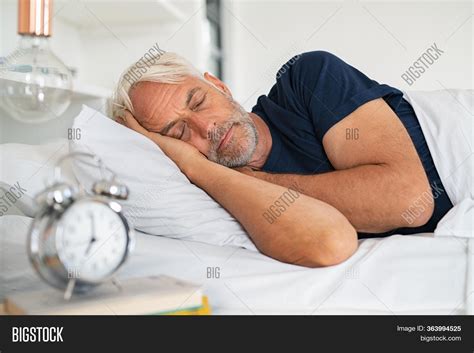 Old Tired Man Sleeping Image And Photo Free Trial Bigstock