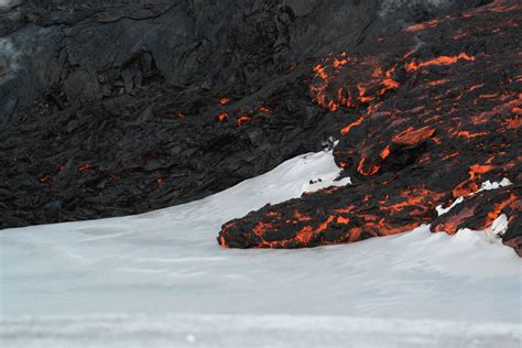 Fire And Ice Images Of Volcano Ice Encounters Live Science
