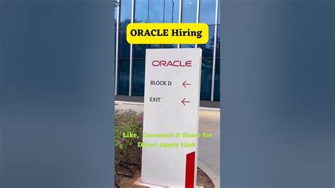 Oracle Hiring Apply Now Youtube