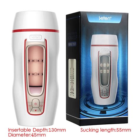 buy leten full automatic male masturbation cup pocket pussy artificial vagina