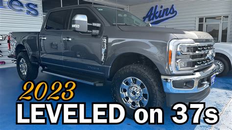2023 Ford F 250 Lariat 15” Leveled On 37s Covert Edition Youtube