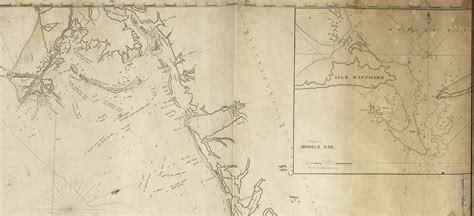 The First Detailed Chart Of The Gulf Coast Published In America In An