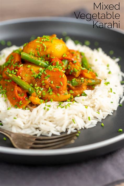 Vegetable Karahi Curry Easy Delicious And Vegan Krumpli