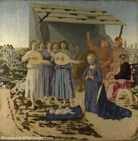 Piero Della Francesca The Nativity Painting