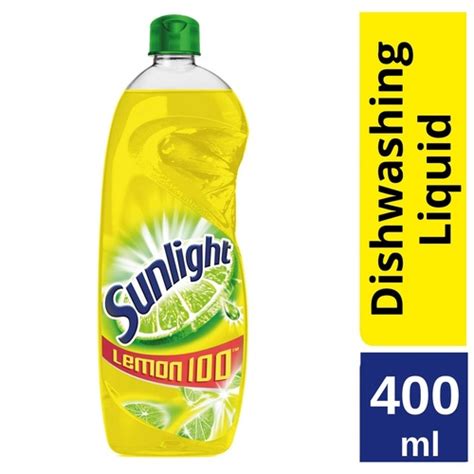 Sunlight Dishwashing Liquid Lemon Extract 400ml