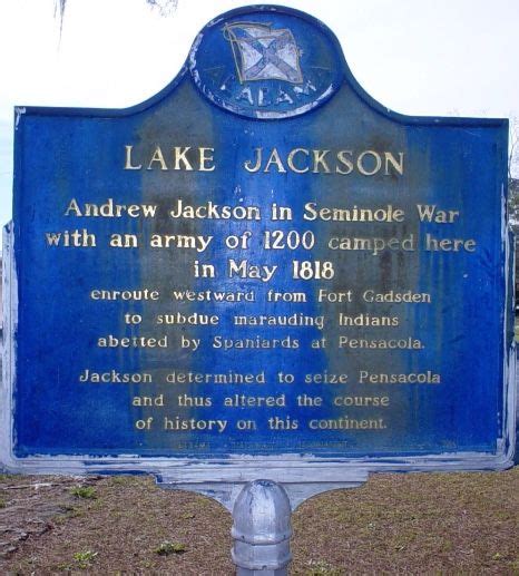 Lake jackson rv campground & park at florala is now owned and operated by the city of florala. Lake Jackson historical marker, Florala State Park ...