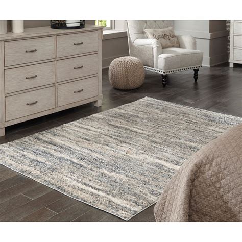 Signature Design By Ashley Contemporary Area Rugs R404861 Gizela Ivory