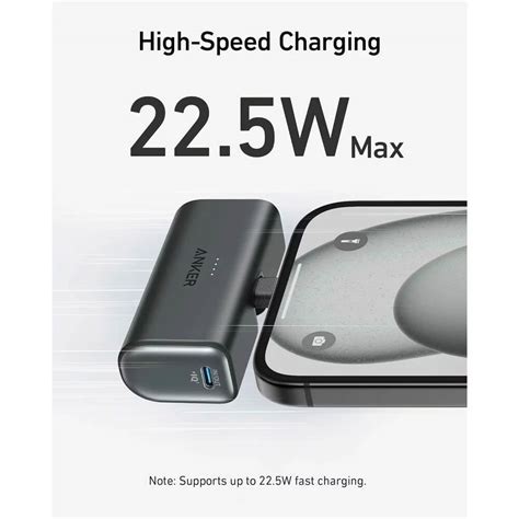 Anker Nano Powerbank With Usb C Connector 5000mah 225w външна