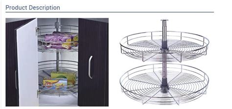 If you are open to equipping your blind corner with some cabinetry accessories, then a lazy susan is certainly the way to go. China Magic Corner Kitchen Revolving Basket Blind Corner ...