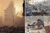 Harrowing unseen 9/11 pics show devastation and bloodshed at Ground ...